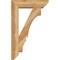 Ekena Millwork Balboa Slat Rough Sawn Bracket w/ Offset Brace, Western Red Cedar, 6"W x 20"D x 32"H BKT0604X20X32BOA06RWR - alternate 4